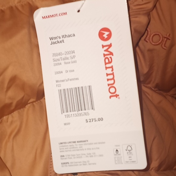 MARMOT COAT Ithaca - Picture 2 of 9